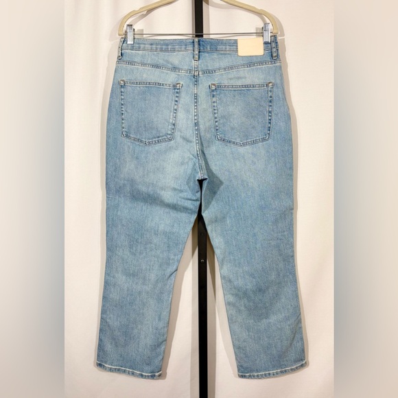 Everlane The Cheeky Bootcut Jean - Size 32 Crop - Light Wash - Picture 4 of 9